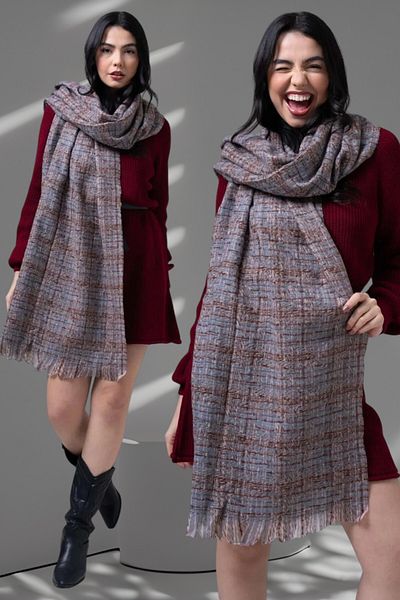 Starpink LIVELY CARTOON WOOL ACRILIC MIX WINTER WALK & FULAR STARR4PNK
