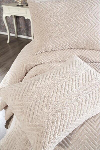 Bikaya Home Ultrasonik 180x240 Cm Tek Kişilik Welsoft Yatak Örtüsü Seti - Yastık Kılıfı 55x75 Cm (1 Adet)