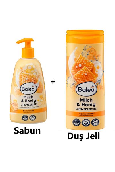 BALEA Honey Milk Flavored Liquid Hand Soap + Shower Gel