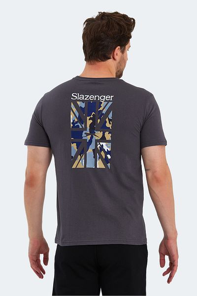 Slazenger Ανδρικό μπλουζάκι Pacet Σκούρο Γκρι
