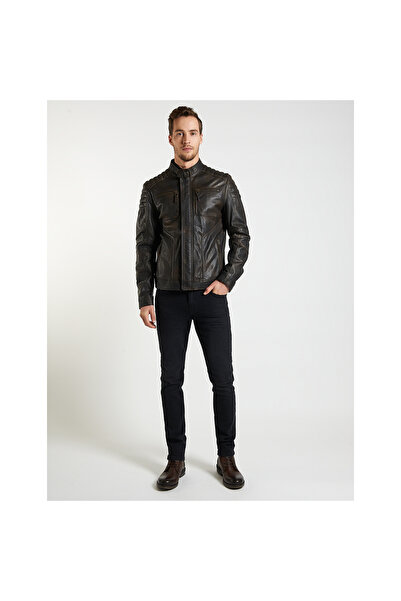 Desa Nancy Vintage Men's Leather Coat