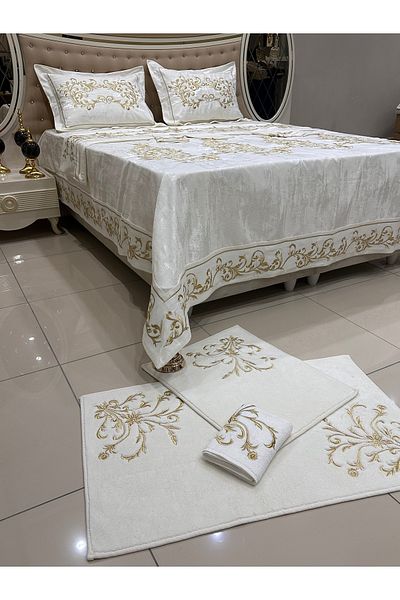 incisecrethome 10 Pcs Slip Bed Cover Set