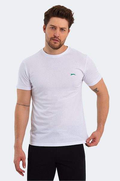 Slazenger Poll Ανδρικό T-shirt Λευκό