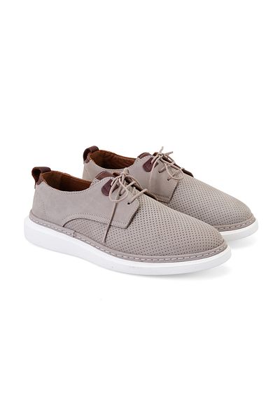 Desa Pantofi casual din piele pentru bărbați Derick Grey