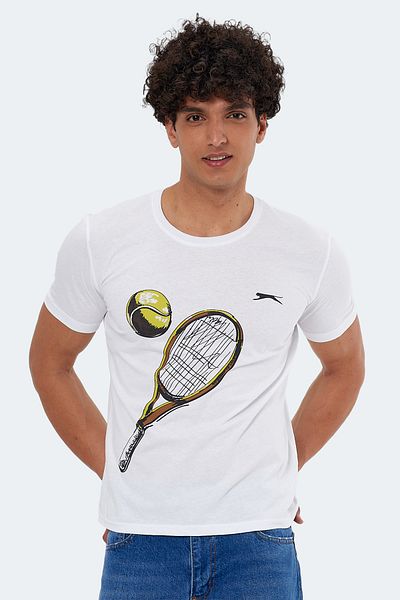 Slazenger Ανδρικό T-shirt Katons Λευκό