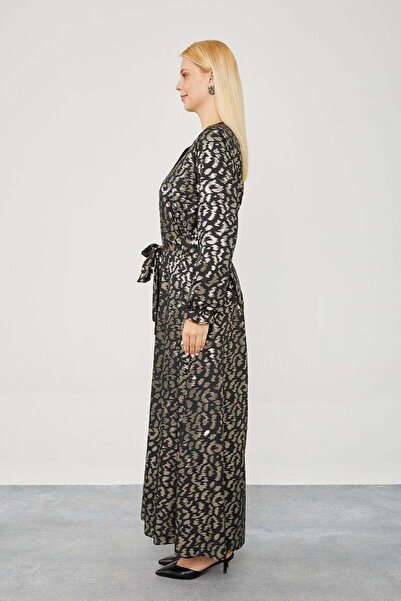 Levidor Χρυσή Οργάντζα Φεράζε με Ζώνη