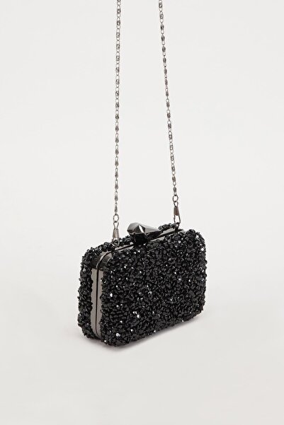 Levidor Сумочка для вечірньої сукні з чорним квадратним каменем