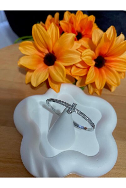 STEELSPARK Zircon Stone t Clamp Bracelet