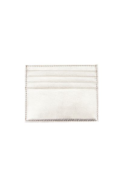 Desa Vidal Gray Women's Leather Card Holder