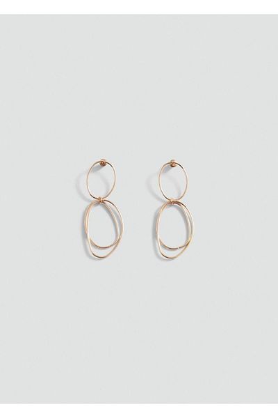 Mango Teen Karma Hoop Earrings