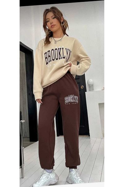 DWN WEAR Σετ αθλητική φόρμα 3 νημάτων βαμβακερή