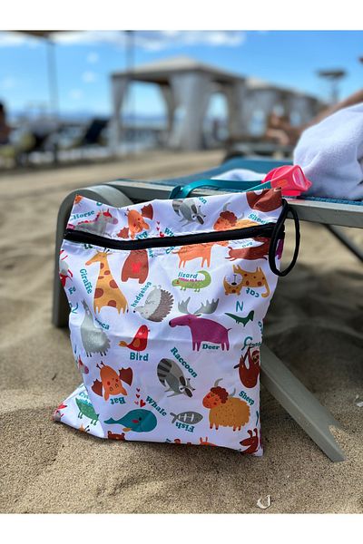 yorni 30X35Cm, Zoo, Waterproof Baby Kids Lunchbox, Bag