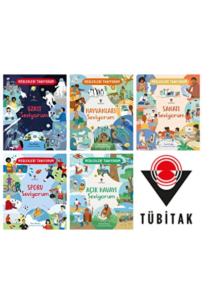 TÜBİTAK Popüler Bilim Yayınları أنا أعرف سلسلة المهنة 5، الكتاب 7+ سنوات