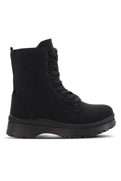 Esem Γυναικείες μπότες Henda Black Nubuck