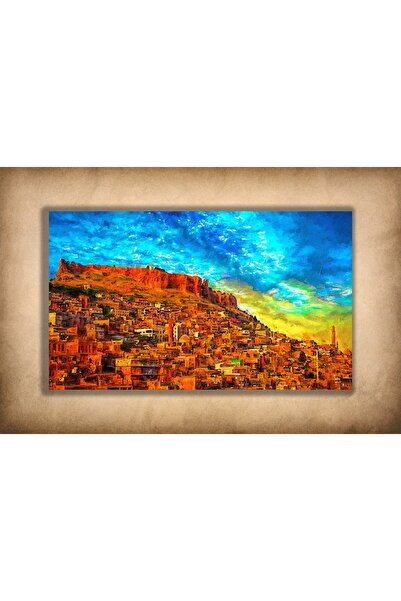 bestablo Yağlı Boya Görünümlü Mardin Kanvas Tablo