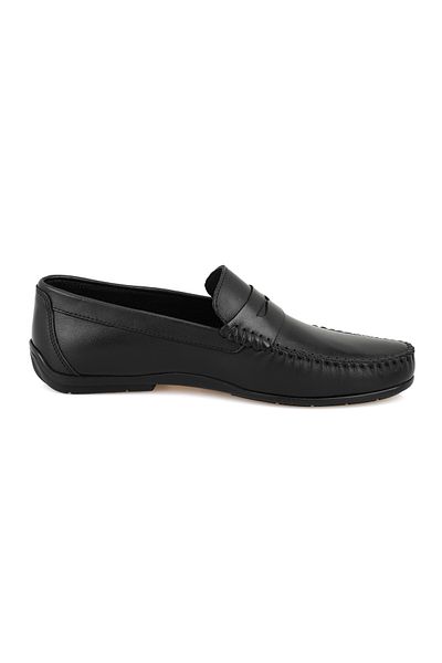 Desa Ανδρικό δερμάτινο loafer Austin Black