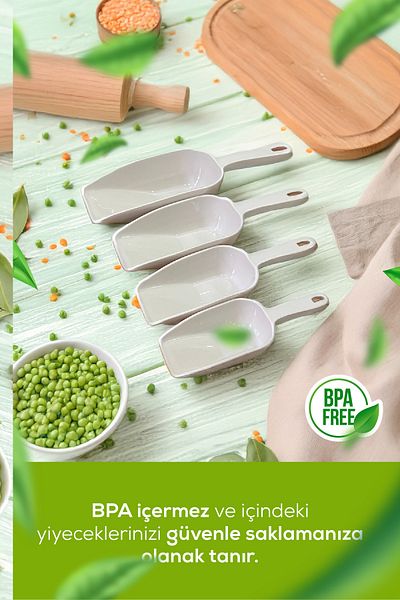 Vienev Plastik Erzak Kürek Seti - 8 Parça Mint