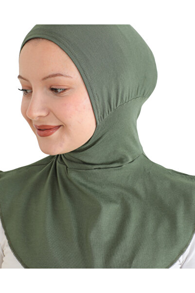 Modish Group Women's Neck Collar Hijab Hijab Practical Sports Bonnet - Khaki