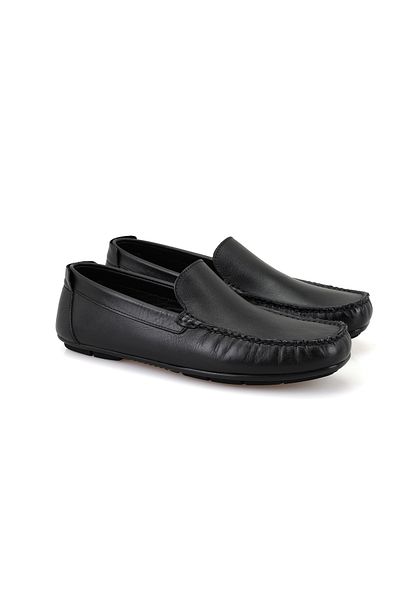 Desa Ανδρικό δερμάτινο loafer Isaac Black