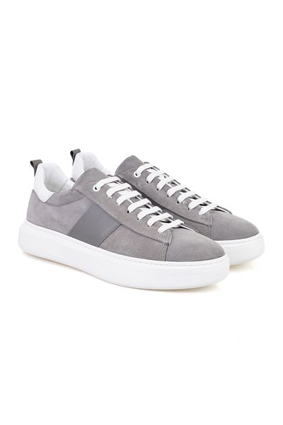 Desa Stew Gray Men's Leather Sports Shoes