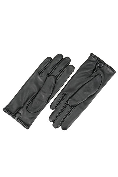 Desa Black Women's Leather Gloves