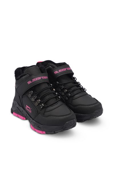 Slazenger VALUABLE I - Κοριτσίστικες Μαύρες/Φούξια Μπότες