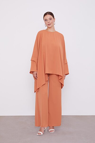 Levidor Somon Taş İşlemeli Tunik Takım