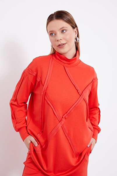 Levidor Kırmızı Baklava Desen Spor Takım