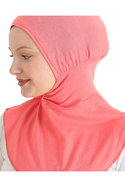 Modish Group Women's Neck Collar Hijab Hijab Practical Sports Bonnet - Light Pink