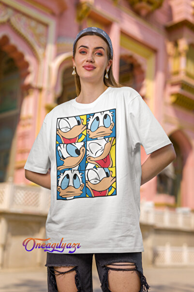 yombaa Μπλουζάκι Oversize με στάμπα πάπιας