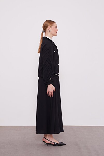 Levidor Σετ φούστας με μαύρο μπουφάν Bomber