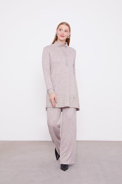 Levidor Mink Glitter Cashmere Fabric Double Set