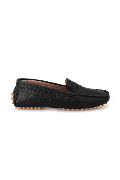 Desa Loafer de damă din piele neagră