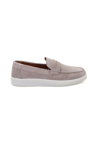 Desa Renfred Gray Men's Suede Leather Casual Shoes