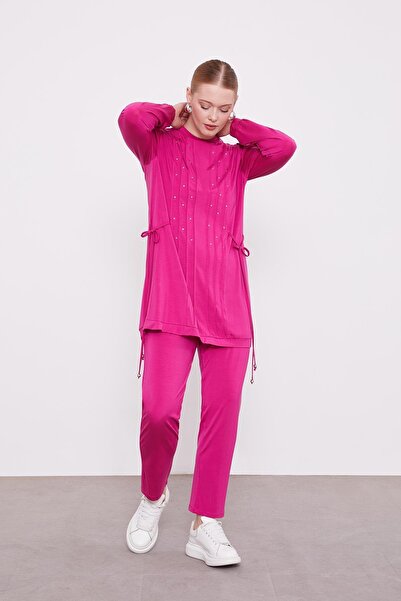 Levidor Φούξια αθλητικό κοστούμι με κορδόνια στα πλαϊνά