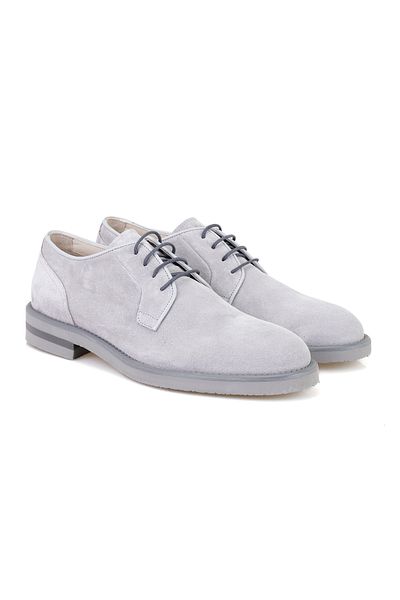 Desa Davon Gray Men's Suede Leather Classic Shoes