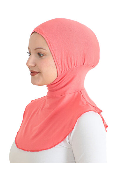 Modish Group Women's Neck Collar Hijab Hijab Practical Sports Bonnet - Light Pink