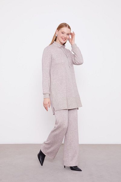 Levidor Mink Glitter Cashmere Fabric Double Set