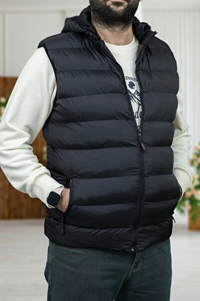 KALENDMARK Su Geçirmez Çıkarılabilir Kapşonlu Spor Şişme Yelek