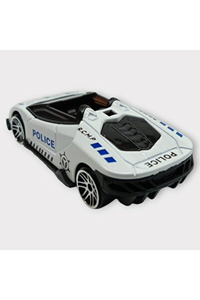 ne lazım bana Metal Mini Police Car 8 cm - Police - 6