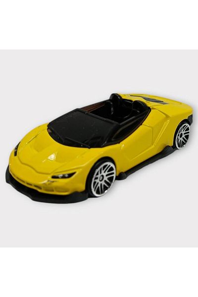 Angoravi Metal Mini Cars 8 cm - Yellow - 2