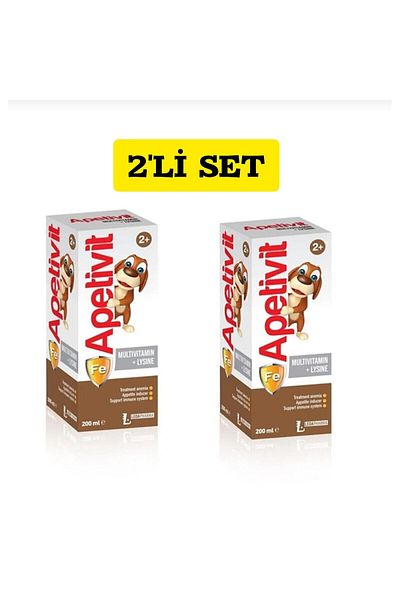 LedaPharma Apetivit Multivitamin - 200ml X 2 Pieces