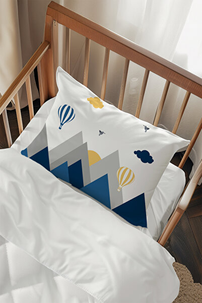 Blue Bird Valley Mountain Patterned 2 PillowcasesTLAYK-300