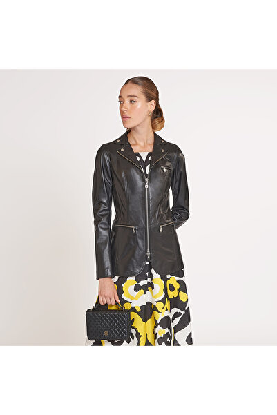 Desa Elenore Kadın Deri Blazer Spor Ceket