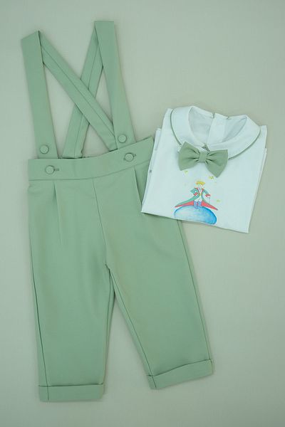 annerüyası Little Prince Printed Salopet Set