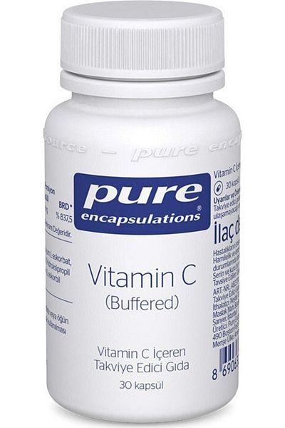 Pure Encapsulations Vitamin C Buffered 30 Capsules