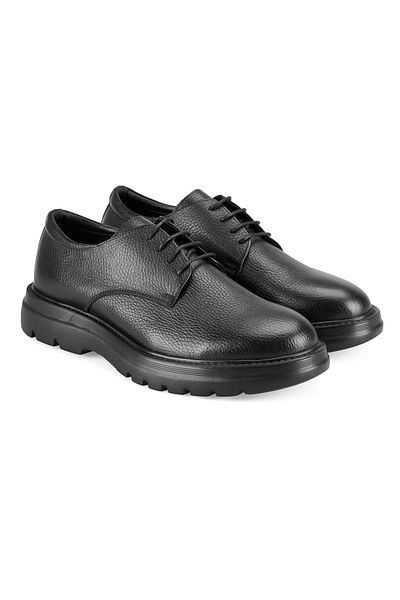 Desa Ανδρικά δερμάτινα παπούτσια Siella Black