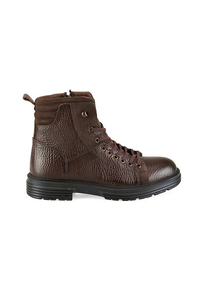 Desa Ανδρικές δερμάτινες μπότες Linia Brown