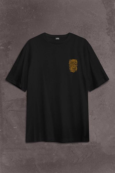 Kendim Seçtim Dragon Japonez Urban Drake Dragon Japonez Orientul Îndepărtat Spate Față Tricou oversize imprimat Tricou unisex