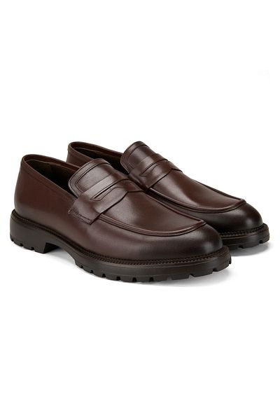 Desa Ανδρικά casual δερμάτινα παπούτσια Elessa Brown